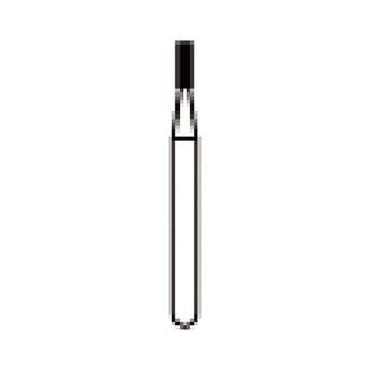 NTI Coarse Diamonds Flat End Cylinder 835-009 - 3mm Head, FG Shank (5/Pack)