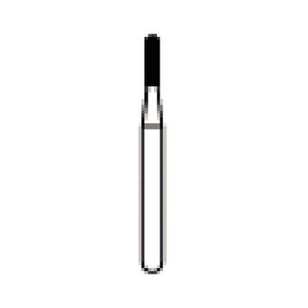 NTI Coarse Diamonds Round End Cylinder 838-010 - 4mm Head, FG Shank (5/Pack)