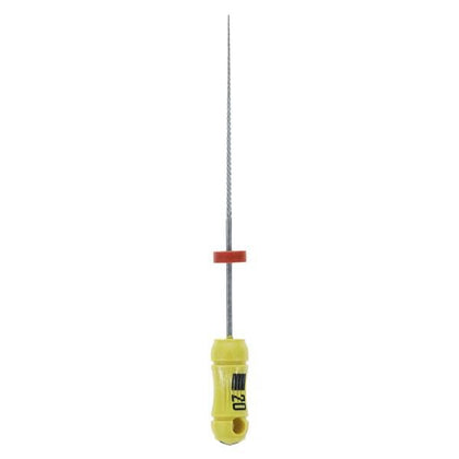 Kerr K-File Size 20 Stainless Steel 30 mm Yellow - 6/Box