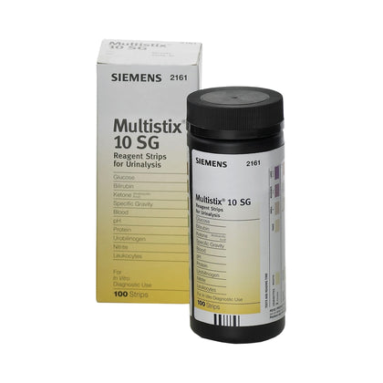 Siemens Multistix® 10 SG Reagent Strips - (100 Strips/Bottle)