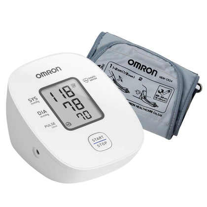 Omron HEM 7121J Digital Arm Blood Pressure Monitor with IntelliSense Technology & Cuff Wrapping Guide