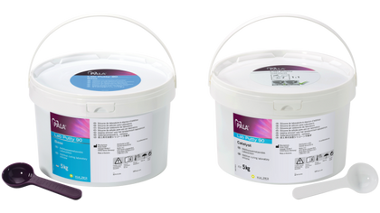 Kulzer Pala Lab Putty 90 Light Blue - Precision Dental Lab Material - 2 Tubs (5kg Each)