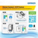Omron HEM 7121J Digital Arm Blood Pressure Monitor with IntelliSense Technology & Cuff Wrapping Guide