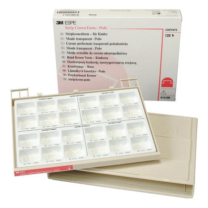 3M Unitek Strip Crown Form Size Assorted Set Anterior 120/Box