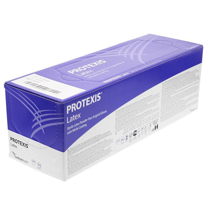 Cardinal Protexis Latex Surgical Gloves - Sterile, Smooth Exterior, Light Brown, Available in Multiple Sizes