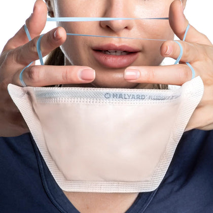 Halyard FluidShield N95 Particulate Filter Respirator and Surgical Mask - Box of 35