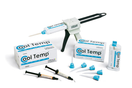 Coltene Cool Temp, A1 Shade, Natural Automix Temporary Crown and Bridge Material - 50 mL & 10 Mixing Tips