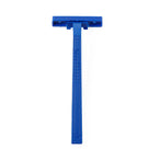Medline Disposable Twin Blade Facial Razor - Ultrathin Micro-Coated Steel Blades - Case of 500
