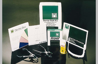 Coltene Hygenic Dental Dam Starter Kit with Winged Clamps