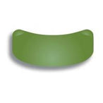 Garrison Dental 3D XR Slick Bands 6.4mm Large Molar Matrices - Non-stick Slick - Green (Pack of 100)
