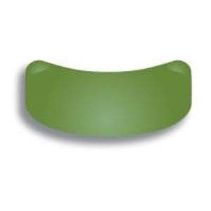 Garrison Dental 3D XR Slick Bands 6.4mm Large Molar Matrices - Non-stick Slick - Green (Pack of 100)