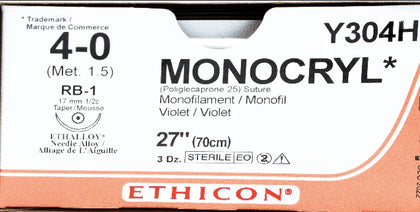 Ethicon 4-0 Monocryl Violet 27