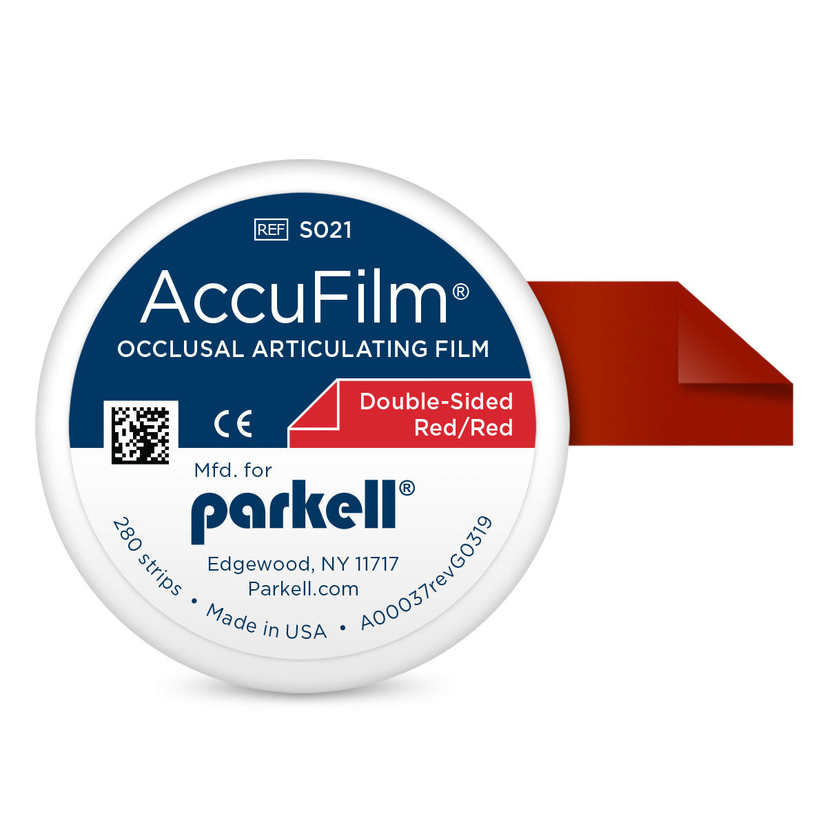Parkell Accu Film II Red/Red Articulating Film - Double-Sided .0008