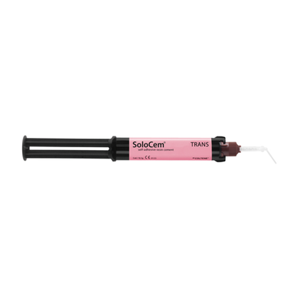 Coltene SoloCem Self- Adhesive Resin Cement Translucent - 5mL Syringe and 10 Mixing Tips