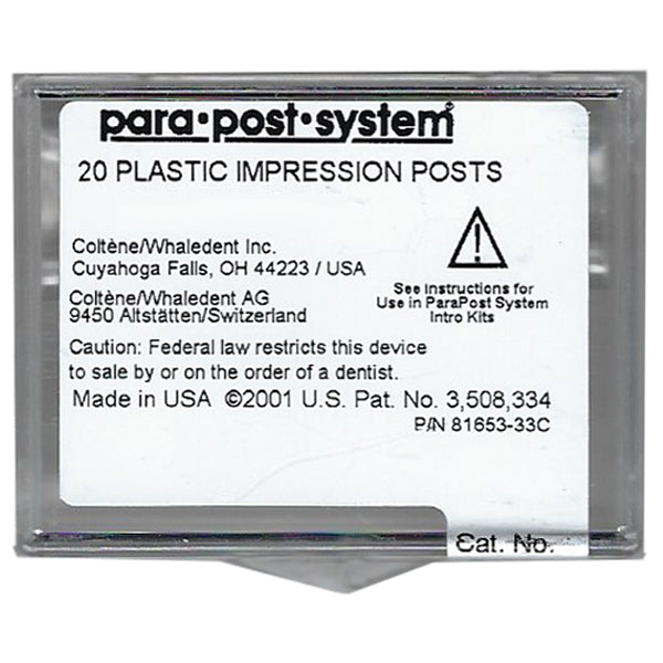 Coltene ParaPost P43-5 Red Plastic Impression Post .050