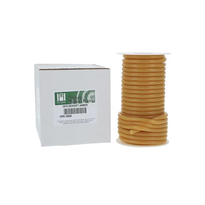 Coltene Hygenic Natural Rubber Tubing #676 - Amber, 3/16 Bx3/32 W, 50 Ft, Single Tubing