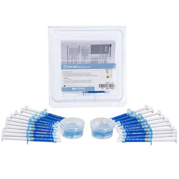 Ultradent Ultra-Etch Econo Kit: 35% Phosphoric Acid Gel - 20 x 1.2 ml Syringes & 40 Blue Micro Tips