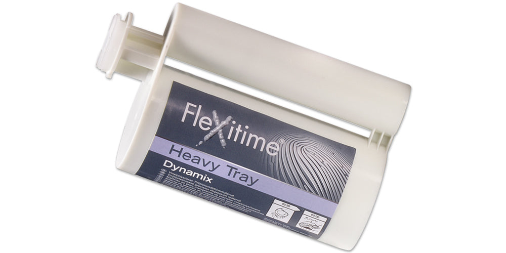 Kulzer Flexitime Dynamix Heavy Tray Refill: 2 - 380 mL Cartridges, 2 Dynamix Mixing Tips & 1 Fixation Ring