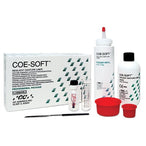 GC Corporation Coe-Soft Soft Denture Reline Material, Self-Cure, 6 oz Powder & 6 oz Liquid - Professional Export Package