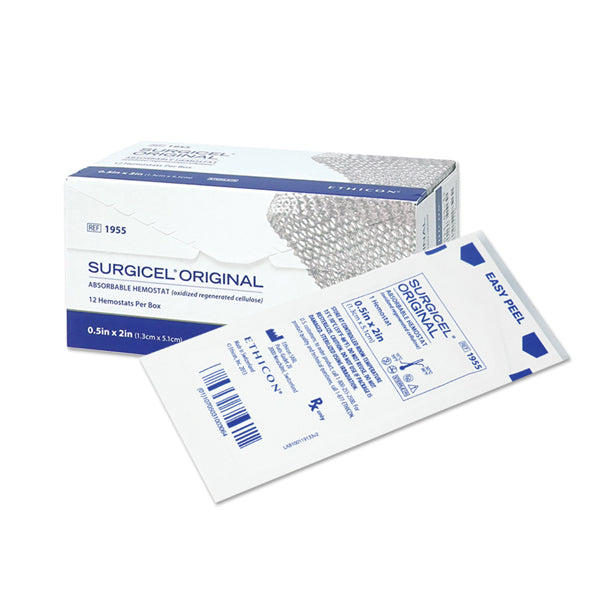 Ethicon Surgicel Hemostat - Sterile, Plant-Based, Bactericidal Advantage - 0.5
