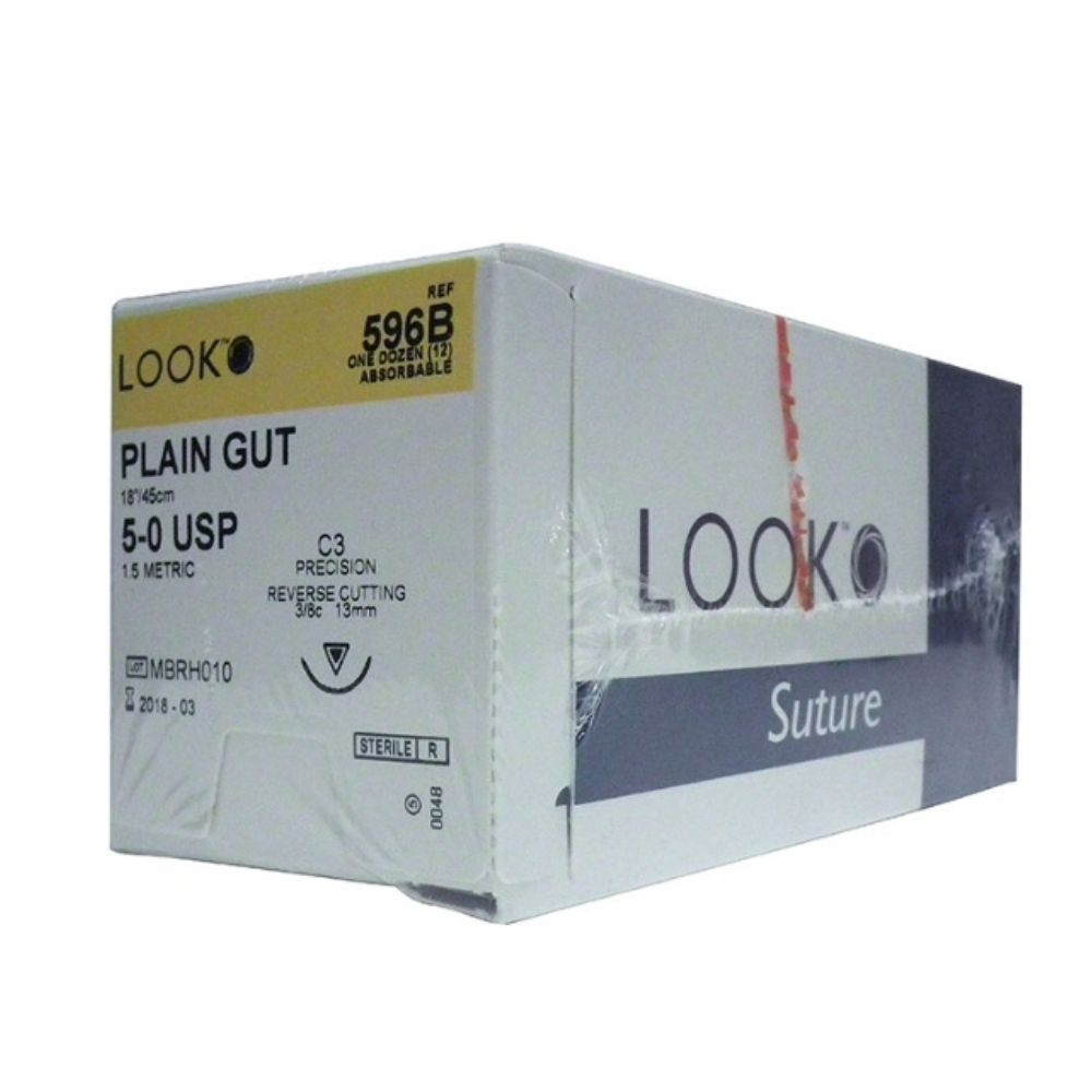 look-12-18-plain-gut-suture-dental-suture-50