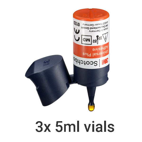 3M ESPE Scotchbond Universal Plus Adhesive Value Refill (3 x 5 mL Vial) - Radiopaque Universal Bonding Solution