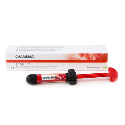 Kulzer Charisma A1 Syringe - Light-Cure Universal Microglass Composite For Dental Professionals - 4g