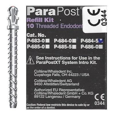 Coltene ParaPost XT Size 4.5 - Titanium Alloy Post P684-5 - Blue .045