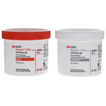 3M ESPE 7312 Express STD VPS Impression Material Putty Refill - 2 Jars