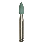Shofu Greenie (Polish) CA Mini-Point - Finishing and Polishing for Amalgam, Gold, and Cast Alloys - 12/Pk