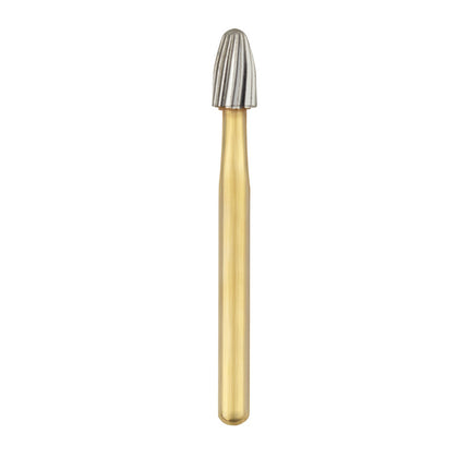 SS White FG #8408 Finishing Carbide Bur - 20 Blade, 5/Pk - Egg Shape Head