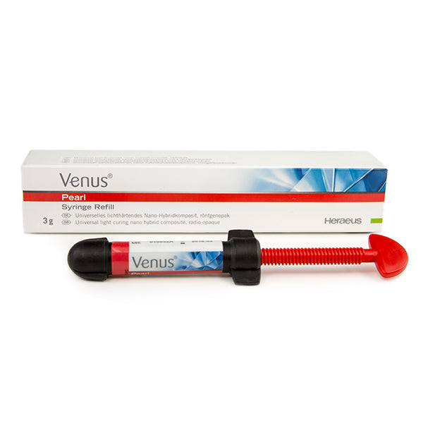 Kulzer Venus Pearl Universal Nano-Hybrid Composite Syringe Refill - Light-Cure - A2 Shade - 3g Each