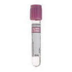BD Vacutainer® K2 EDTA Venous Blood Collection Tube - Lavender, 4 mL, Hemogard™ Closure - 100/BOX