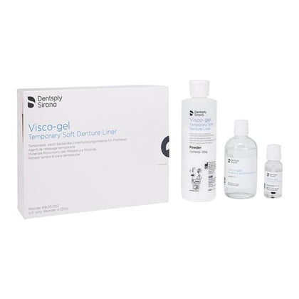 Dentsply Sirona Visco-gel Tissue Conditioner Denture Liner Self Cure Package