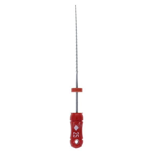 Kerr K-Flex Files Hand Flex File 30 mm Size 25 Stainless Steel Red - 6/Box
