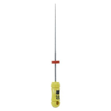 Kerr K-File Size 20 Stainless Steel 30 mm Yellow - 6/Box