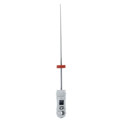 Kerr Hand K-File 30 mm Size 15 Stainless Steel White 6/Bx