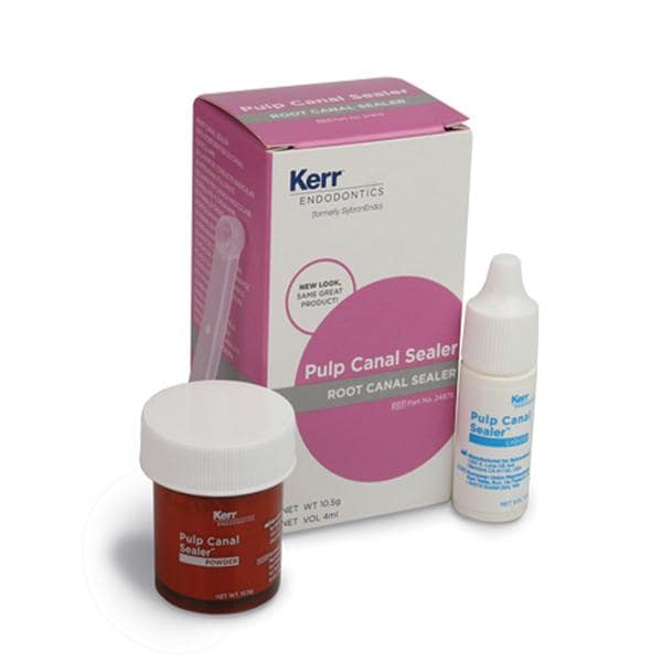 Kerr Endodontics 24875 Pulp Canal Sealer, Root Canal Sealer - 10.5g Powder & 4mL Liquid