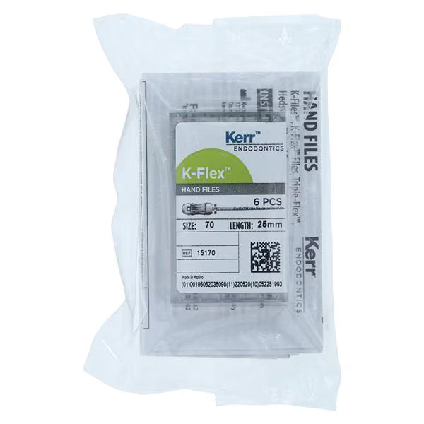 Kerr K-Flex 25mm Stainless Steel Files