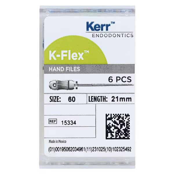 Kerr K-Flex 21mm Stainless Steel Files