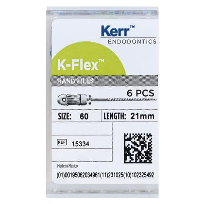 Kerr K-Flex 21mm Stainless Steel Files