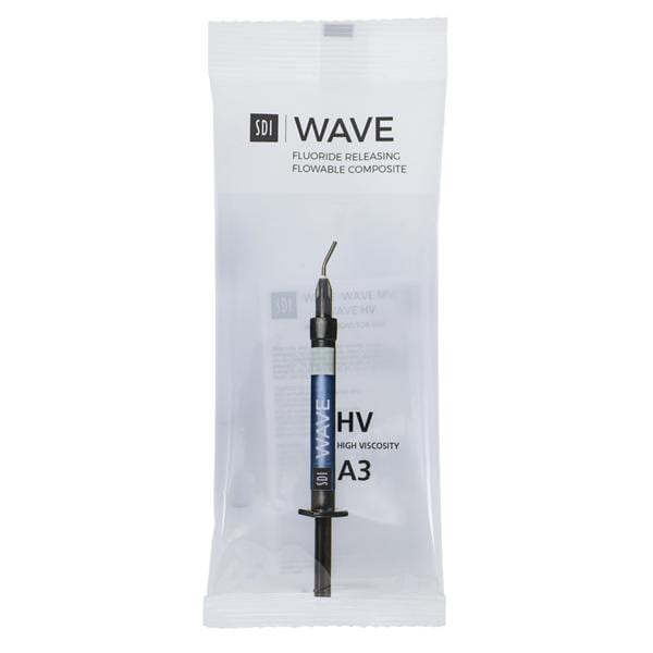 SDI Wave HV A3 Syringe - Flowable composite - 1 Gm with 5 Disposable Tips