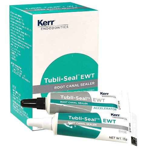 Kerr Tubli-Seal EWT Root Canal Sealer Kit - Paste/Paste Zinc Oxide Eugenol, 15 Gm