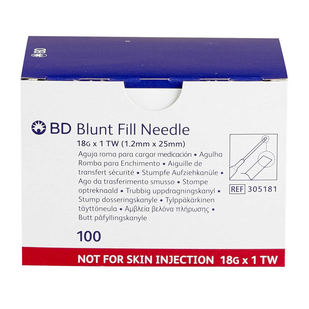 BD Blunt Fill Needle– 305181- 18 G, 1