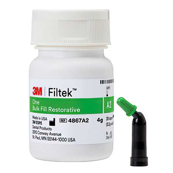 3M ESPE Filtek One Bulk Fill Posterior Restorative - A2, 20 x 0.2 gm Capsules