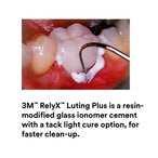 3M RelyX Luting Plus Clicker Refill Resin-Modified Glass Ionomer Cement, 2 x 11g Dispensers