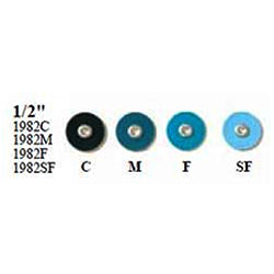 3M ESPE Sof-Lex F&P Discs For Dental Finishing and Polishing - Urethane Coated Paper, Dark Blue - Medium 1/2