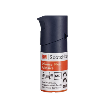 3M Scotch Plus Universal Plus Adhesive can on a white background