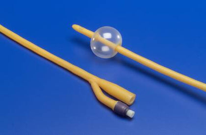 Cardinal Ultramer Foley Catheter 2-Way Coude Tip, 5 cc Balloon, 18 Fr., Hydrogel Coated Latex, Sterile [12/ Box]