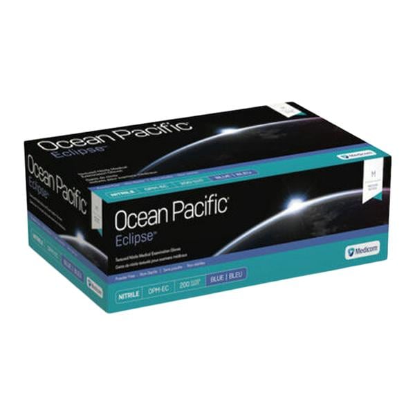 Medicom Ocean Pacific Eclipse Nitrile Exam Gloves – Small, Midnight Blue (Standard & Open Box)
